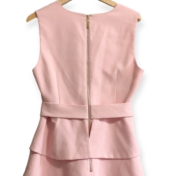 Ted Baker Reinah Sleeveless Tiered Pink Mini Dress Size 4(L) - Picture 7 of 16